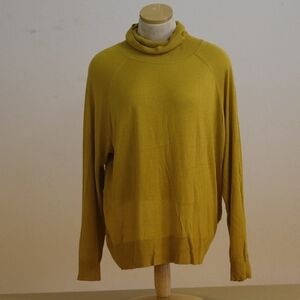 H&M Women's Mustard Turtleneck Sweater